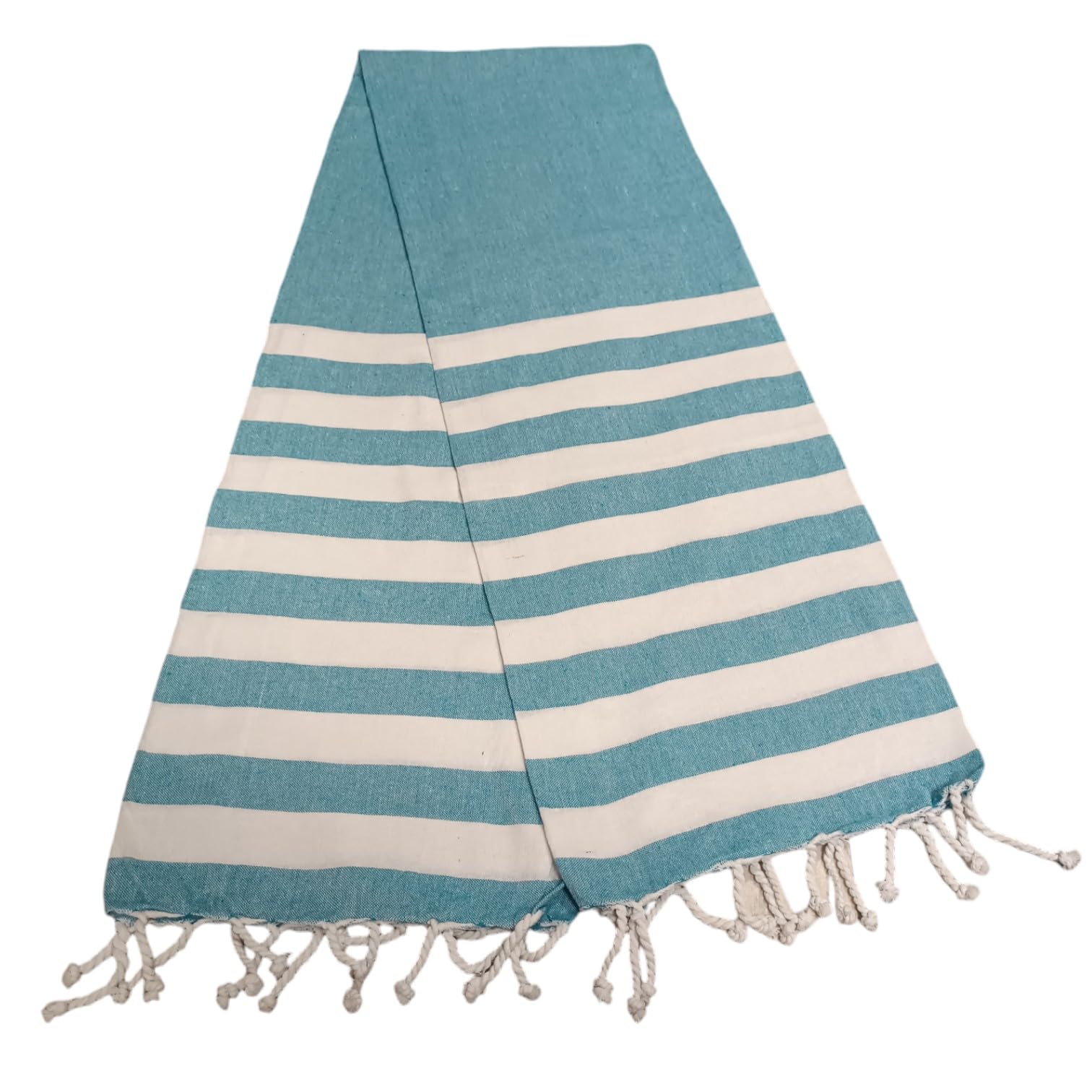 Atout Ciel Beach Towel with Fringe 90 x 180 cm Blue