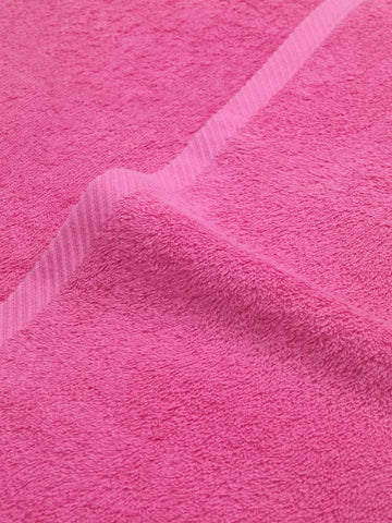 Top Towel - Plus - Large Bath Towels - Bathroom Towels - 2 Hand or Sink Towels - 50 x 100 cm - 100% Cotton - Strawberry