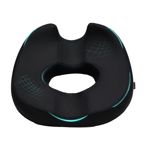 ZHOOGE Donut Pillow Donut Cushion Chair Seat Cushion - The Memory Foam Firm Coccyx Pad You Need for Comfort During Long Sitting at Office Chairs