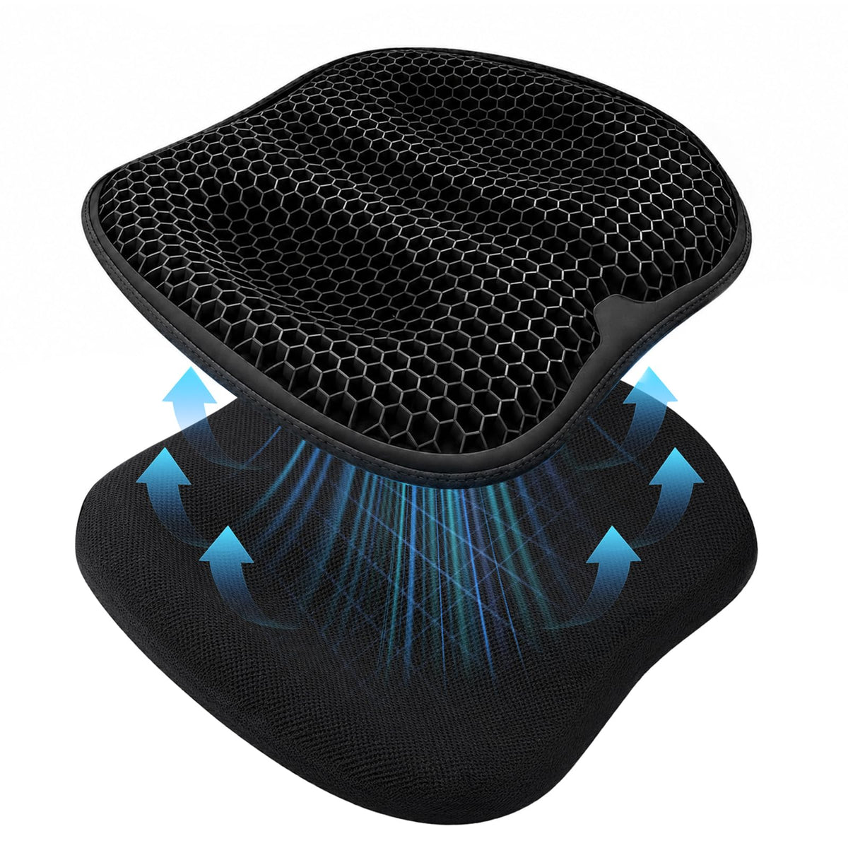 Yotako Honeycomb Cushion - Gel Seat Cushion, Large Size & Non-slip