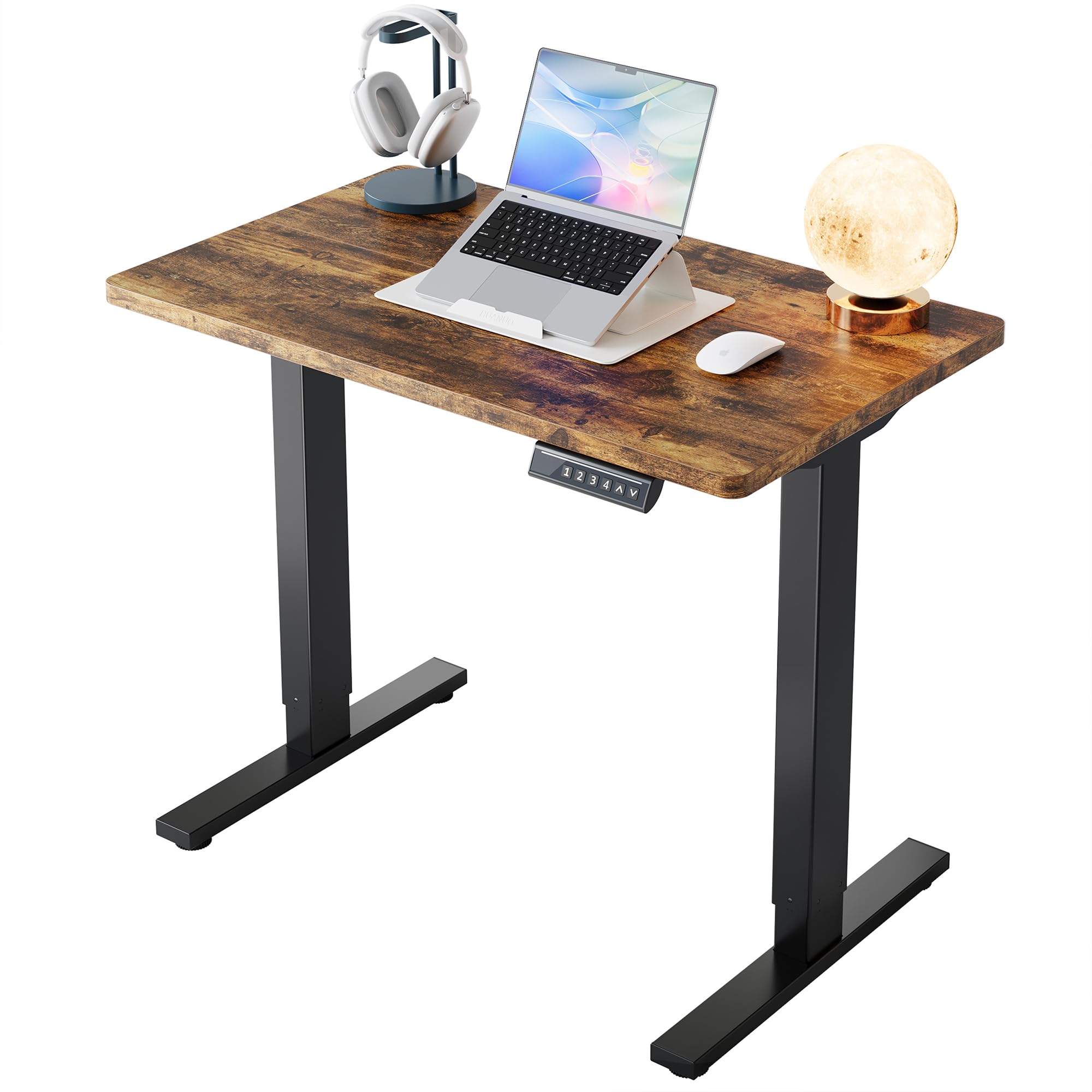 HUANUO Standing Desk 80x48cm mit 4 Memory height settings