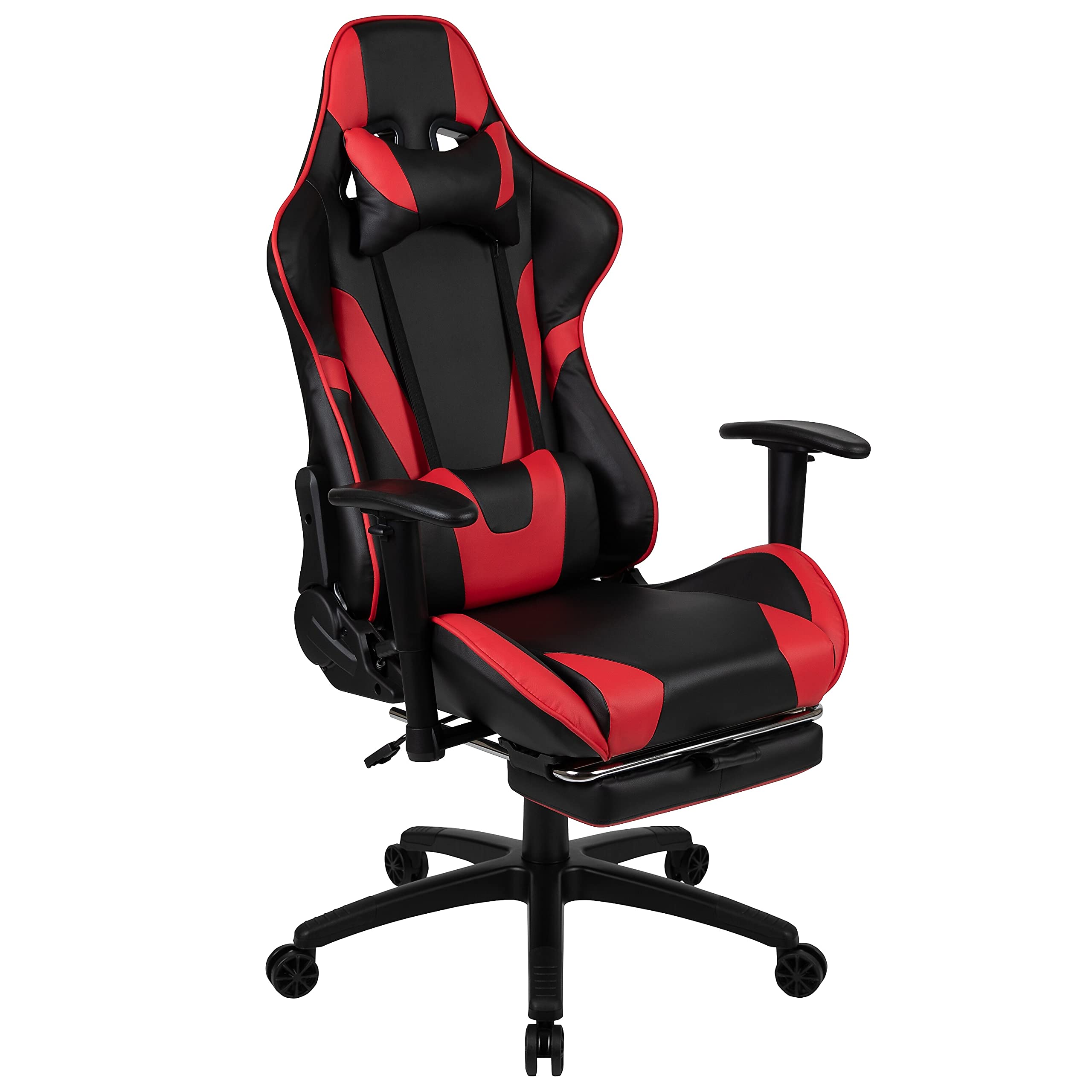 Flash Furniture X30 Gaming Chair, Ergonomic Office Chair for PC and Gaming Setups, Adjustable Racing Chair with Fully Reclining Back Support