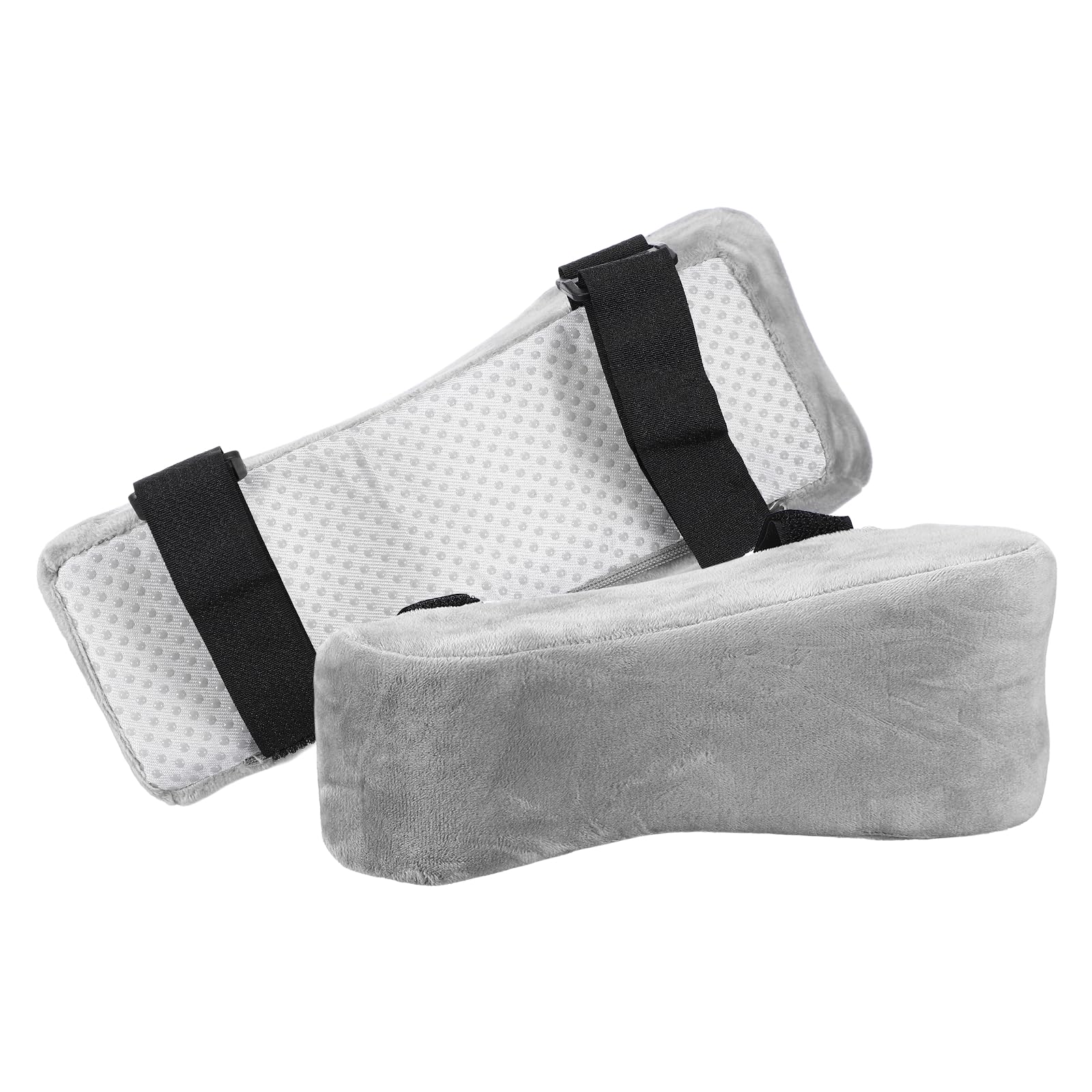 PATIKIL Office Chair Arm Pads, 1 Pair Office Chair Arm Cover Soft Office Chairs Armrest Pads Elastic Memory Foam Cotton Removable Washable for Desk