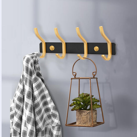 MEIJO Coat Hooks Wall Mounted, Coat Rack Wall Mounted Stainless Steel Heavy Duty Wall Hook, Coat Hooks for Door, Bedroom, Bathroom