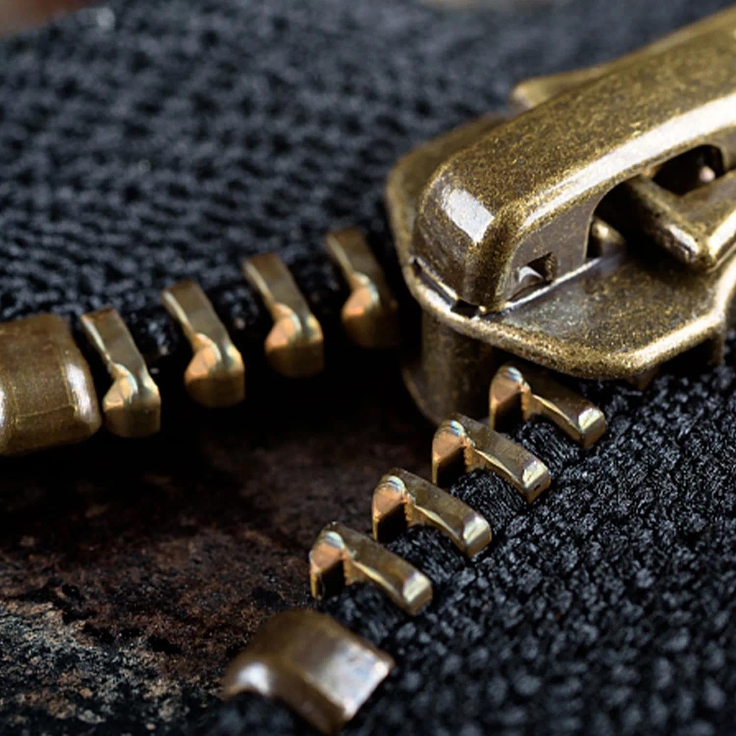 txuzong Zip 65 cm, 26" #8 Metal Zip, Brass Zippers for Jackets, Zips, Separable, for Backpacks, Jackets, Coats