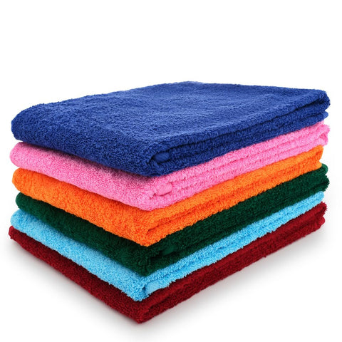 Large Egyptian Hand Towels For Bathroom - 100% Cotton - Pack of 6