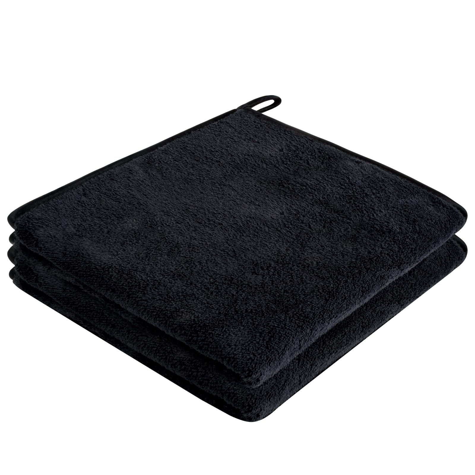 VIVOTE Hand Towel for Kitchen Microfiber Hand Towels with Hanging Loop