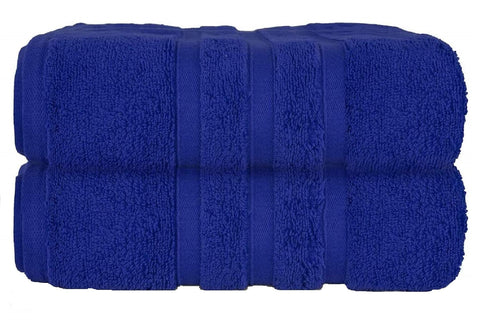 Uk Furniture 2 Pack Extra Large|95x200cm| Super Jumbo Bath Sheet Towels100% Egyptian Cotton 700GSM Super Soft Towel Set. (Blue)