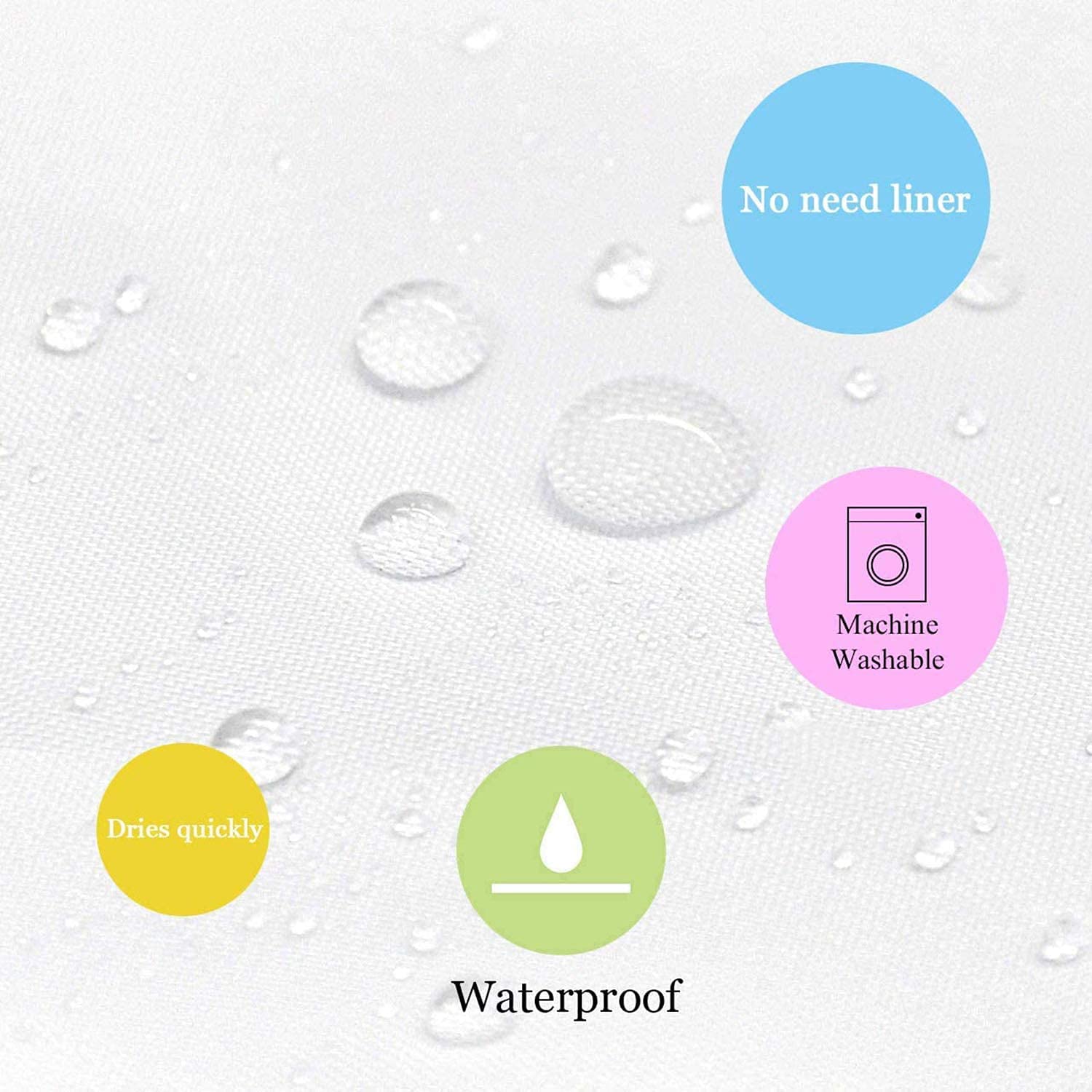SDOTPMT 90x180cm Window View Shower Curtain Spring Waterfall Trees Natural Scenery Wilderness Landscape Bath Curtain White Window Picture Modern Art
