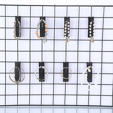 IGNPION 35Pcs Grid Panel Hooks, 5cm Retail Wall Grid Display Hooks for Display Stand Rack, Wire Grid Accessories Hangers for Shop, Garages, Workshops