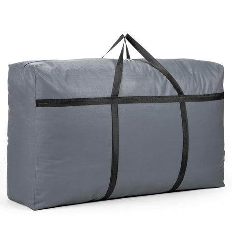 YiMiLiu 180L Extra Large Storage Bag Waterproof Luggage Bag Heavy Duty Moving Bag (Grey)