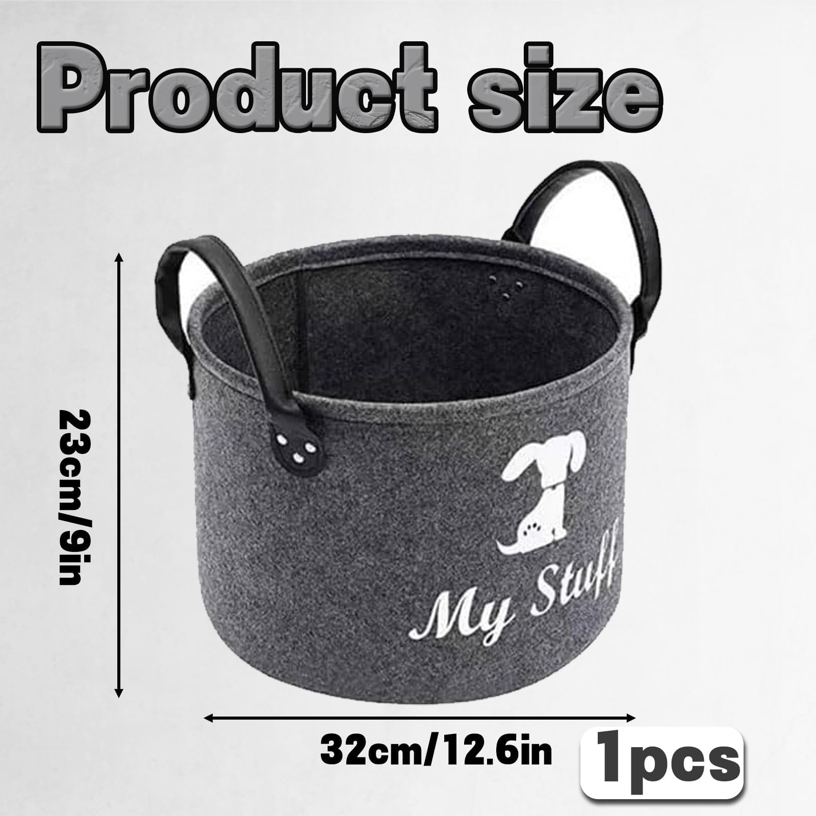 GegXcn Dog Toy Basket Storage, Multi-Functional Storage Basket, for Organize Pet Supplies Clothes Shoes & Household Items