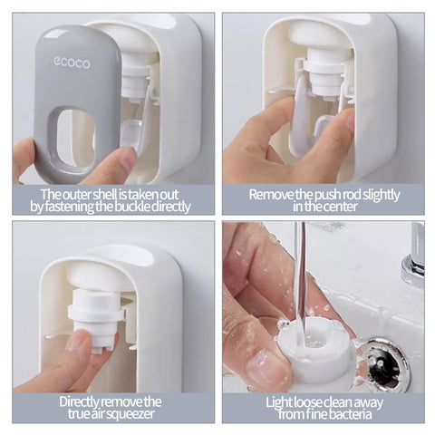 Automatic Toothpaste Dispenser,Wall-Mounted Toothpaste Holder