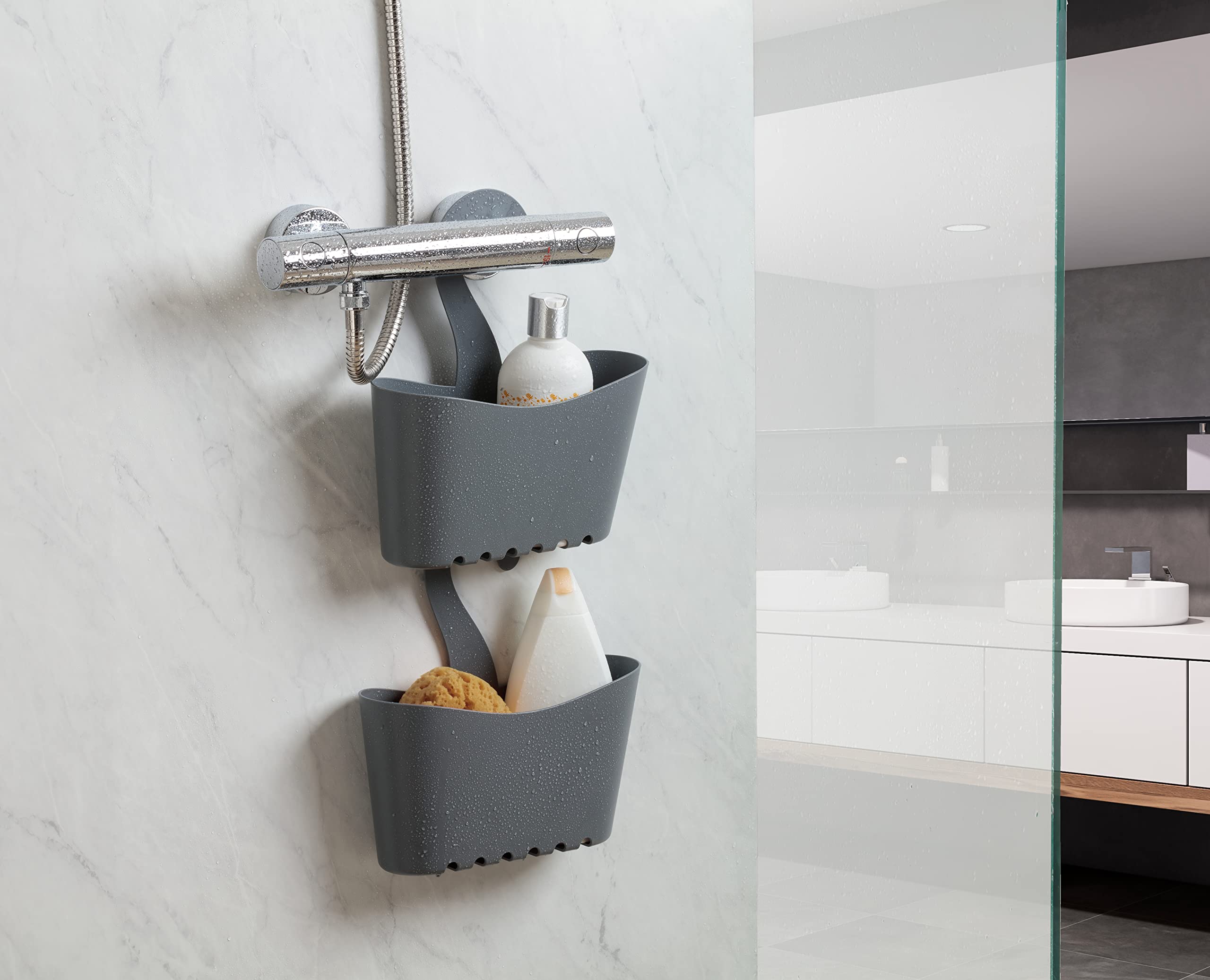 TATAY Shower Caddy Humidity Resistant Easy Drainage and Cleaning