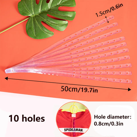 Hayaww 12-Piece Multifunctional Space-Saving Clothes Hangers for Wardrobes, Non-Slip Magic Hangers for Trousers, Jeans, Clothes