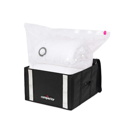 Compactor Cosmos 3D Semi-Rigid Vacuum Storage Box, M Size, Black, RAN8945