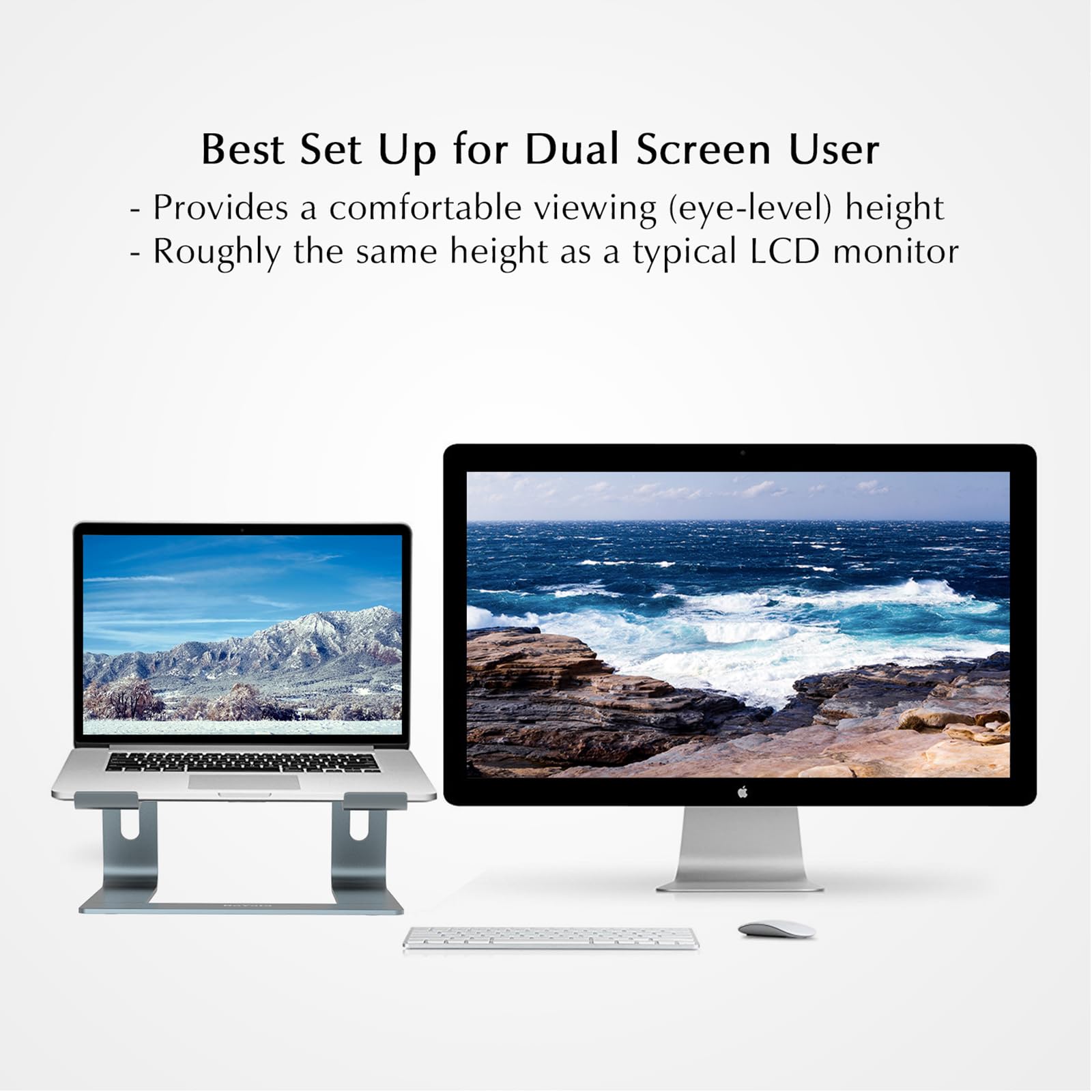 BoYata Laptop Stand, Ventilated Laptop Stand for Desk, Laptop Riser