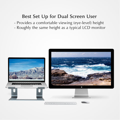 BoYata Laptop Stand, Ventilated Laptop Stand for Desk, Laptop Riser