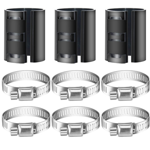 9PCS Stop Sinking Office Chair Drop Stopper Fixing a Sinking Office Chair Cylinder Alternatives Gas Lift Hose Clamps Stainless Steel Fix Sinking