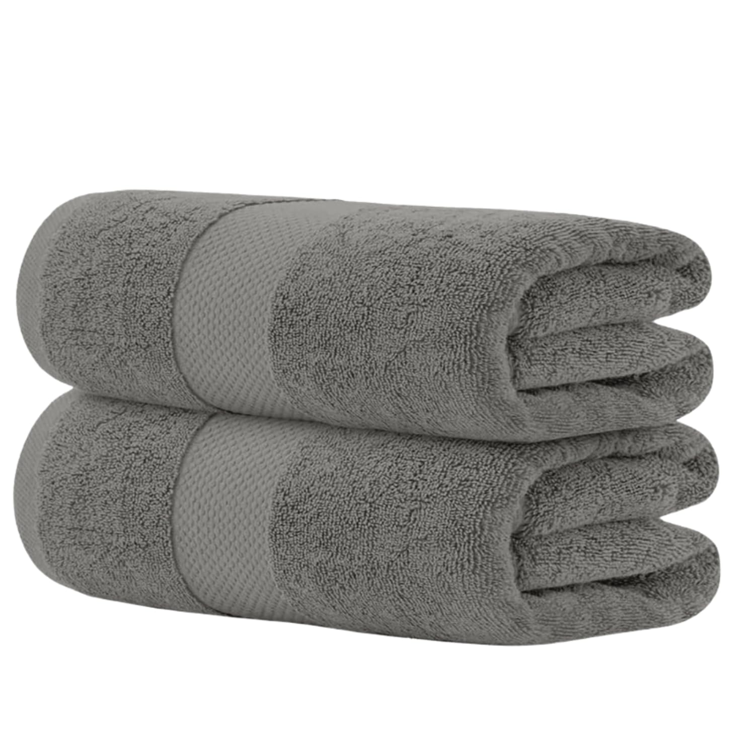 Hieftan Towels Bath Sheet Set – 100% Cotton Pack of 2 Extra Large Bath Sheets Towel 600gsm Highly Absorbent Rapid Dry Super Sheets for Bathroom 140 X