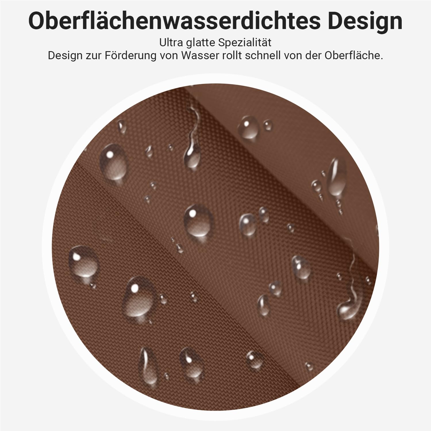 Lerores Shower Curtain, 120 x 160 cm, Brown, Weighted Hem, Anti-Mould Textile, Water-Repellent, Washable Polyester Fabric Bath Curtains for Bathroom