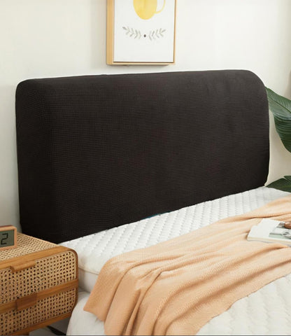 FANSU Headboard Cover for Single Double King Size Bed, Polar fleece Dustproof Headboard Wrap