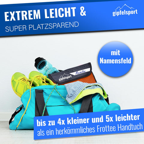 gipfelsport Microfibre Towel | 13 - Orange | S(80x40cm)