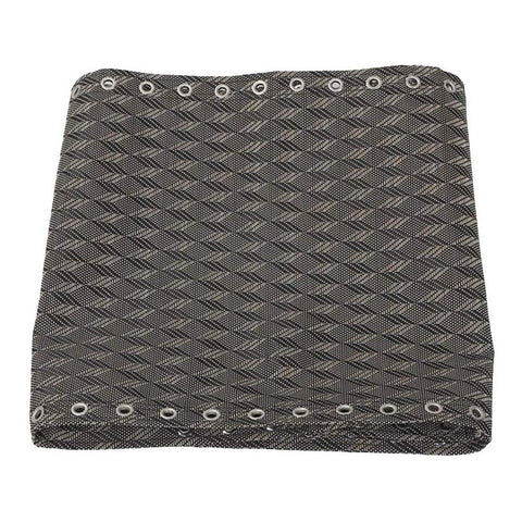 POFET Recliner Replacement Cloth for Non- Gravity Chairs Pouch Holes 63x17inch - Rhombus- Grey, as described