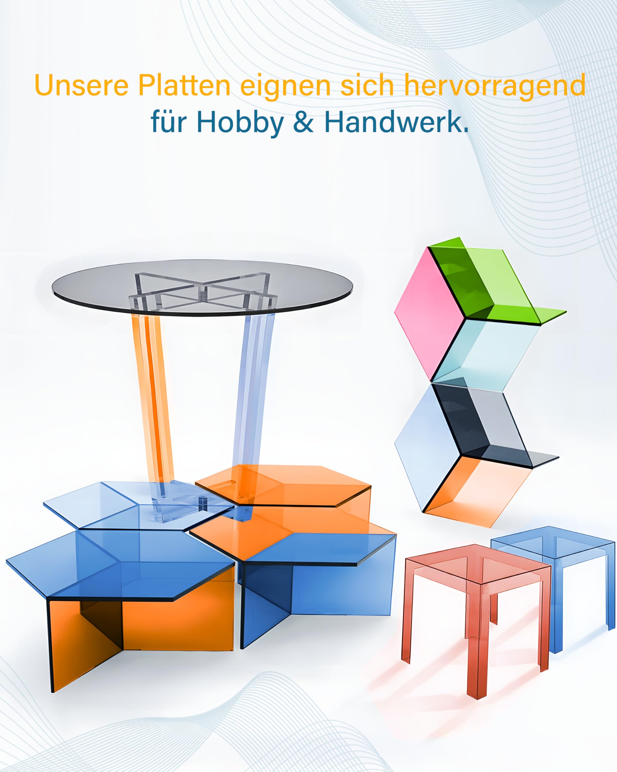 nattmann Plexiglas® GS coloured, 3 mm, versatile, shatterproof acrylic glass plate for light objects and more, brand quality in 25 x 50 cm