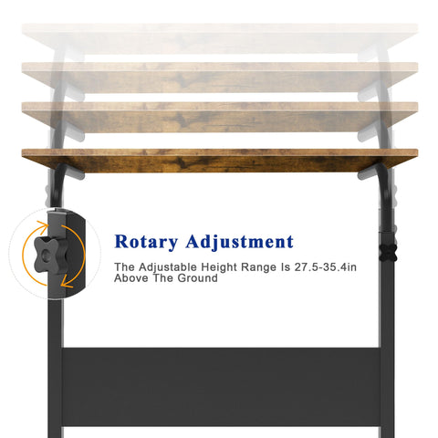 sogesfurniture Height-adjustable laptop table, computer desk with tablet slot, 80 x 40 cm, PC table, sofa table, care table, side table with wheels