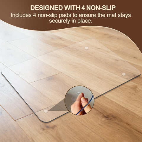 [Upgraded Version] Office Chair Mat for Carpet, 90cm x 120" - 3.5mm Thick Premium Chair Mats Hard Floor,Odorless