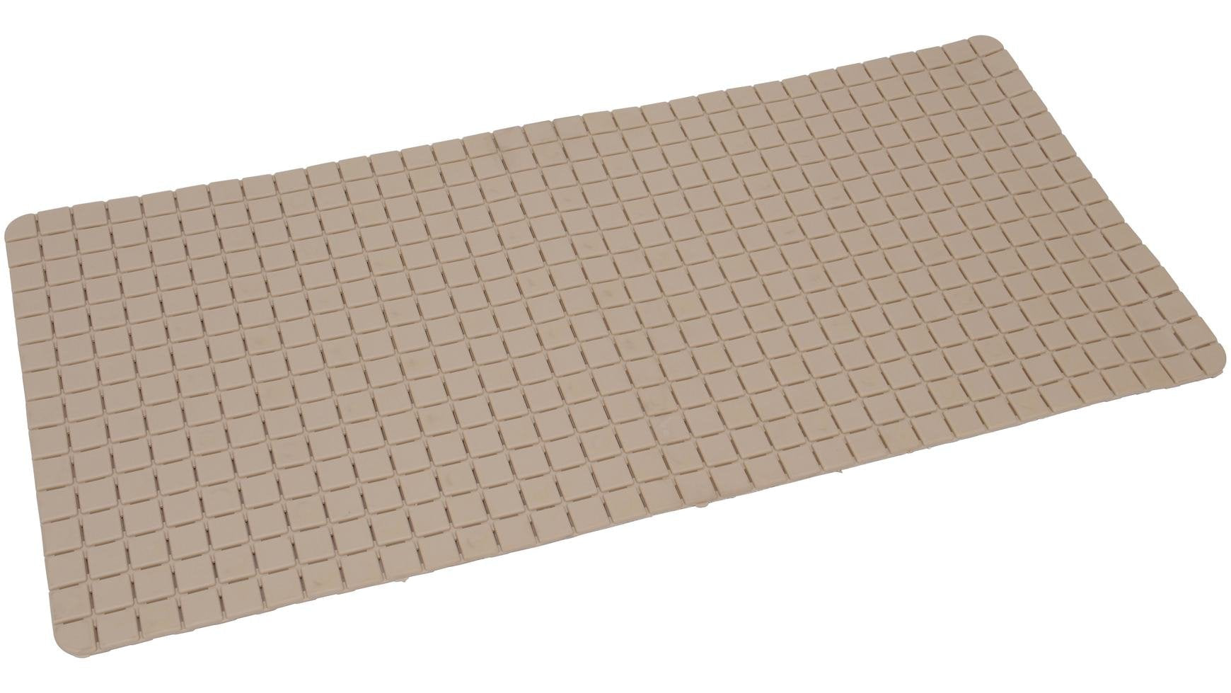 Bath mat "Quadro Premium" 36x76cm beige