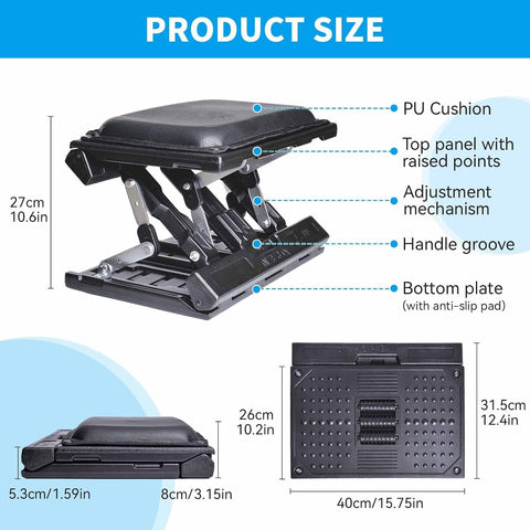 Foot Rest Under Desk Infinite Adjustable, for Office Home Gaming, Foldable