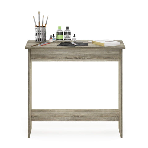Furinno Simplistic Computer Desk, Study Desk, Writing Desk, Sonoma Oak, 39.1 (D) x 79.5 (W) x 75.7 (H) cm