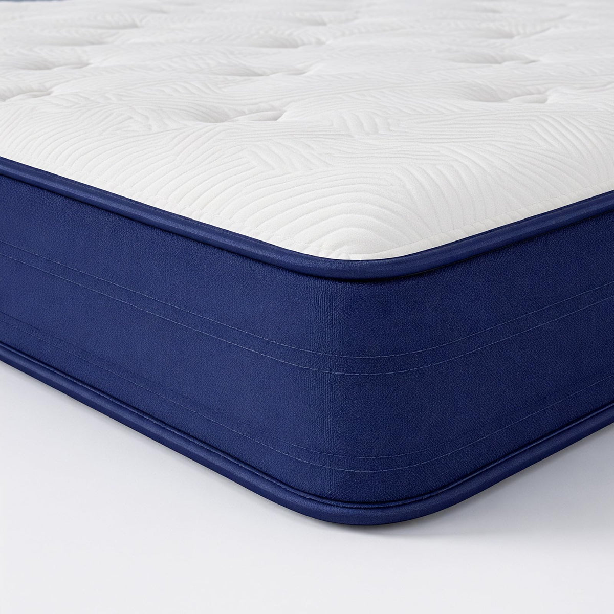 Lavfine Double Mattresses - 4FT6, Memory Foam Mattress with Pocket Springs Hybrid, Medium Support, Motion Isolation, Breathable Soft Fabric