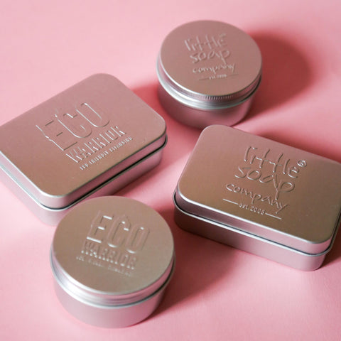 Little Soap Company Naturals Mini Soap Storage Tin for 50g Bars, Travel