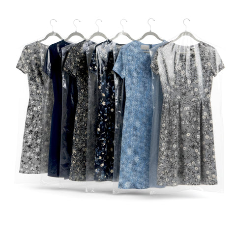 Plasticplace Clear Garment Bags │Plastic Coat Bag││1.0 Mil│21" X 4" X 54" (50 Count)