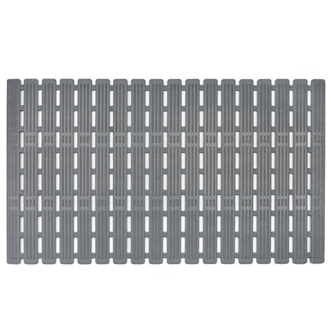 WELTRXE Bath Mat Non Slip Shower Mats, 68 x 40 cm Anti Slip Bathtub Mat, Anti Mould, Striped Textured Soft Surface with Suction Cups