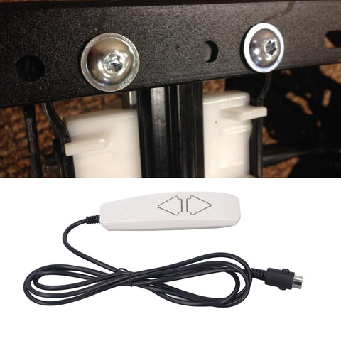 Universal 2- Lift Chair Remote Hand Control with 5-Pin Round Plug for Okin, Dewert, Limoss, Kaidi Power Recliner Engines