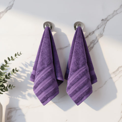 MELLUVA Large Bath Towels | Set of 4 | 100% Turkish Cotton | Highly Absorbent 600GSM | Soft Plush Luxury Towel Set | 2 Bath Towels 2 Hand Towels