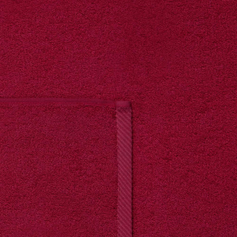 Top Towel - Plus - Large Bath Towels - Bath Towels - 2 Bath Towels - 100 x 150 cm 100% Cotton - Garnet