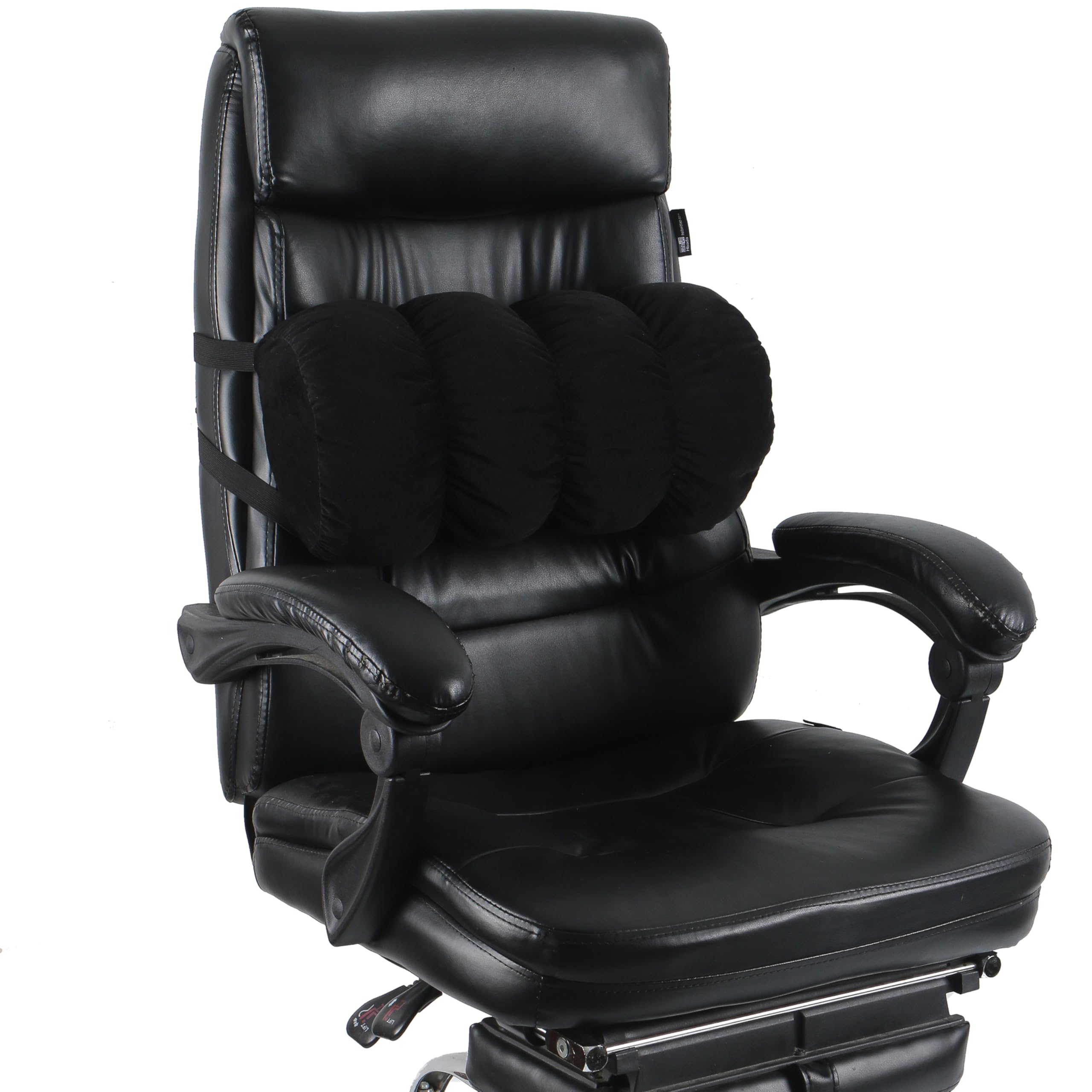 Alibo Office Chairs Contoured Half Moon Round Lumbar Roll Low Back Lumbar Support D-Shaped Pillow Multi Purpose Recliner Leg Rest Cushion For Chair