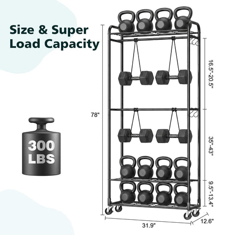 Luxspire Heavy Duty Clothes Rail, 135KG Clothing Rail with Lockable Wheels