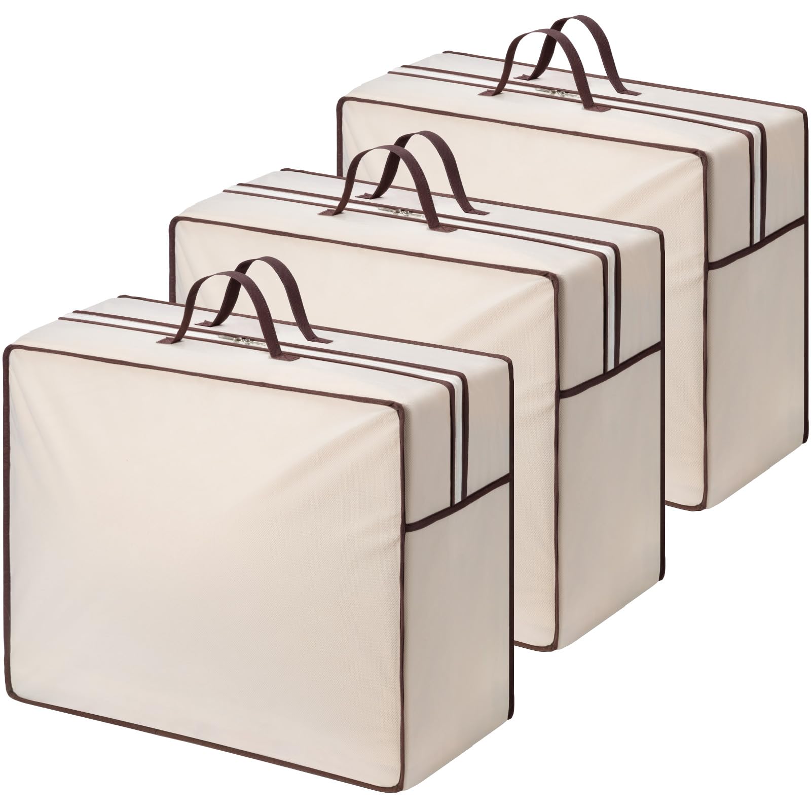 Lifewit 3 Pack Duvet Storage Bags, Clothes Storage Bags with Handles