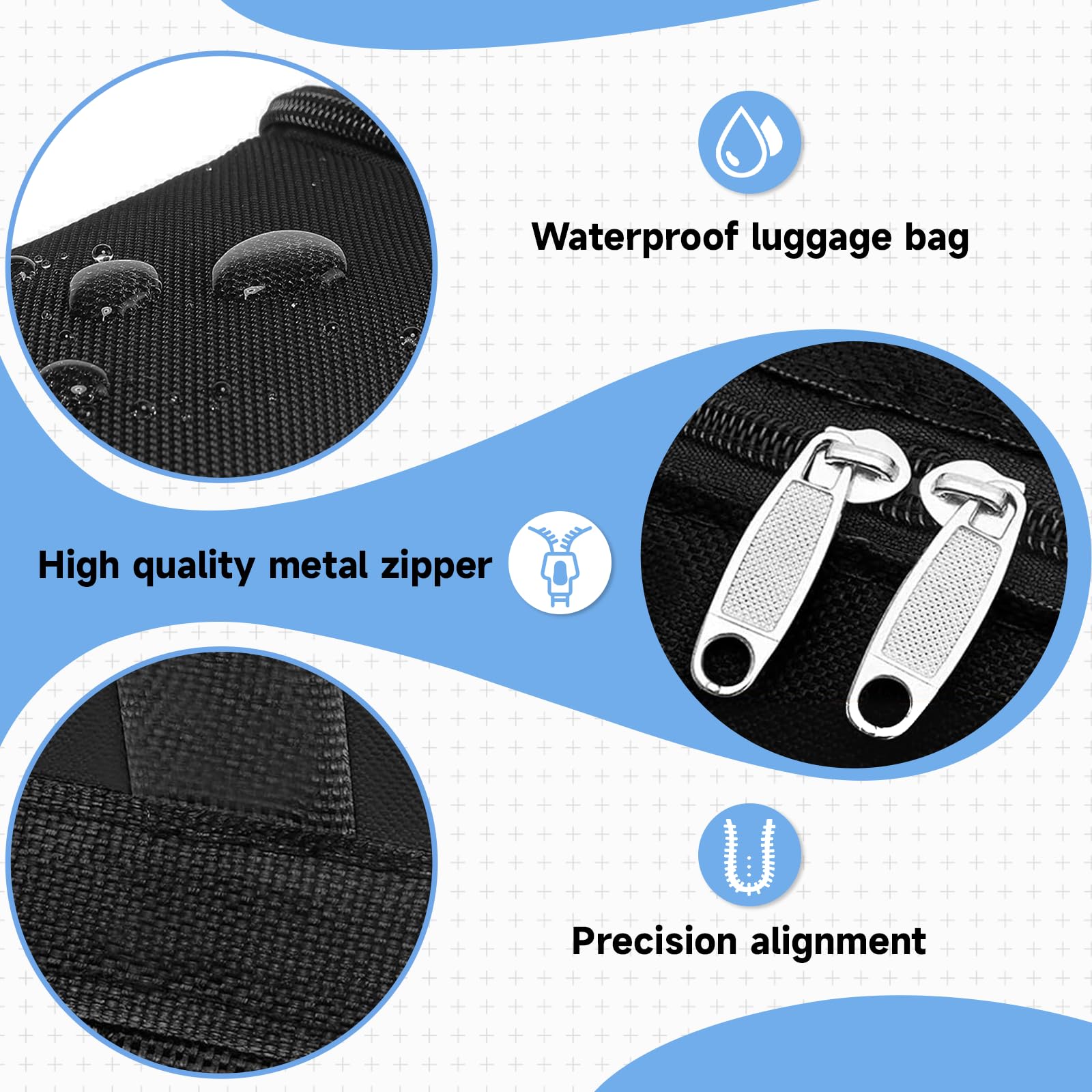 4 Pack 250L Moving Boxes Large Strong, Extra Large Storage Bags for Clothes,Under Bed Storage Boxes with Zips for Duvets, Laundry, House Garden