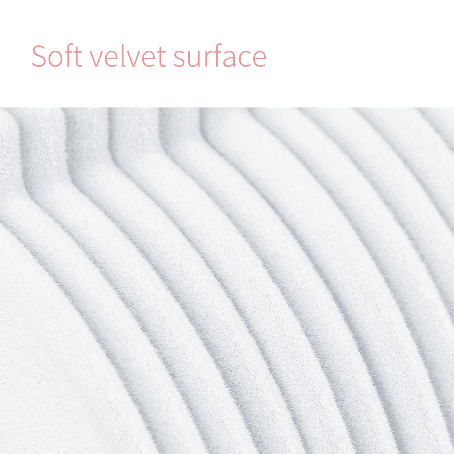 ManGotree 11" Baby Velvet Hangers Non-Slip Kids Hangers 30 Pack White