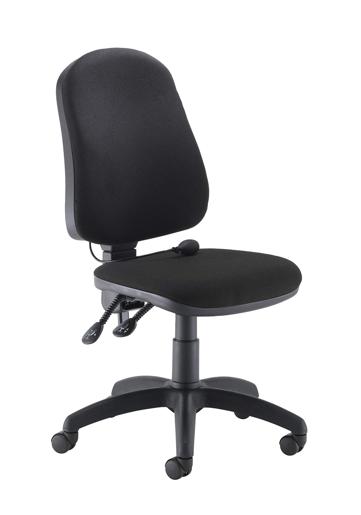 Office Hippo Desk Chair, Ergonomic Home & Office Chair With Adjustable Seat, Back & Lumbar Pump For Comfort & Support