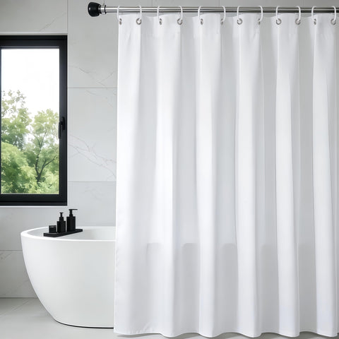 FAIRYGATE White Shower Curtain, 180 x 180 cm