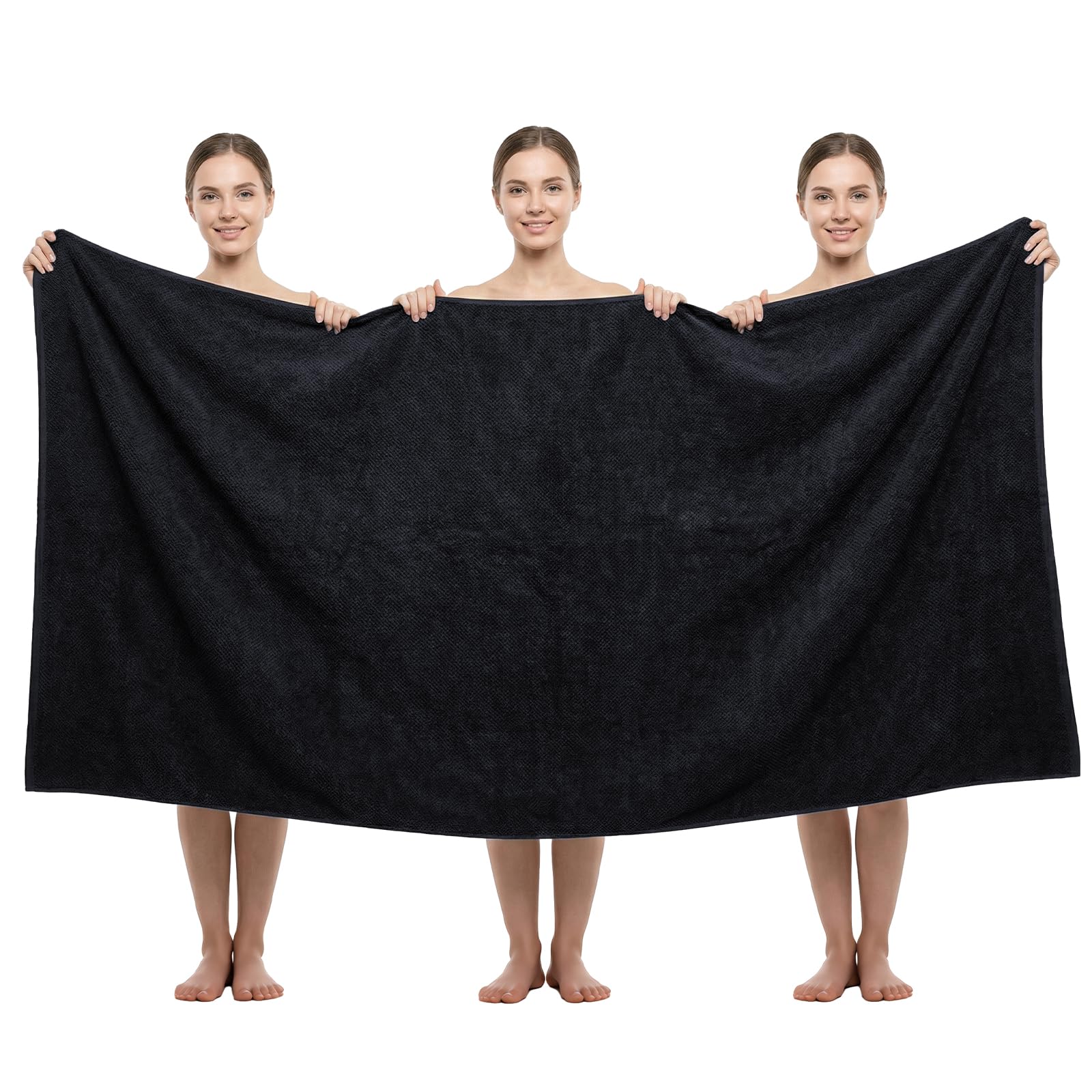 REDKISS 1-Pack Extra Large Bath Towels-100x200CM Microfibre Towel for Adult