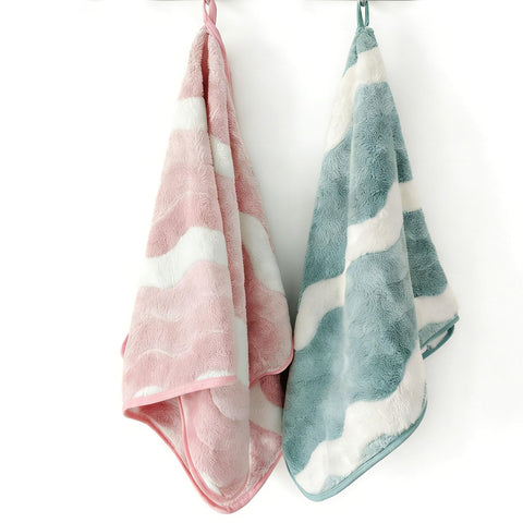 rexinwadfu Microfibre Soft Hand Towels, Quick Dry 35 x 75cm Guest Towels, Super Water Absorbent Towel Set for Bathroom Or Kitchen